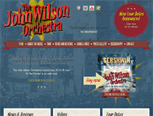 Tablet Screenshot of johnwilsonorchestra.com